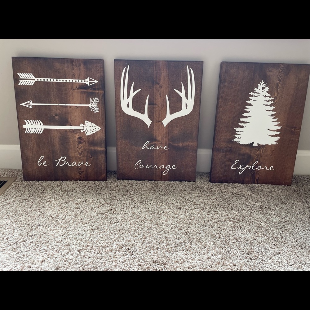 Woodland nursery decor